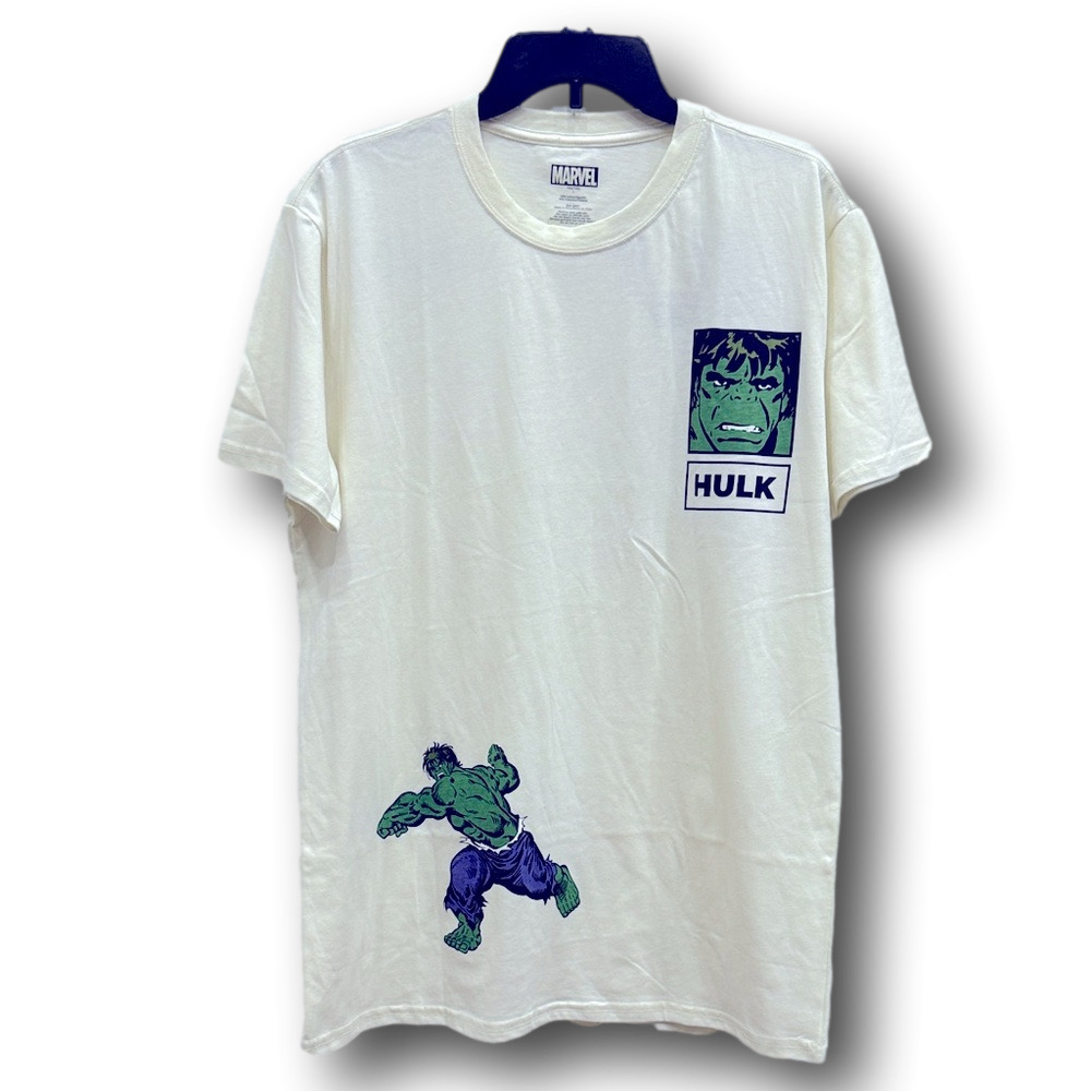 Marvel The Incredible Hulk Double-Sided Graphic T-Shirt - Size Large - NWT